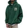 Generico Hoodie Felpa Oversized Uomo Felpa con Zip Maglione Oversize Vintage Uomo Felpa Nera Uomo con Cappuccio Cotone Felpe con Zip e Cappuccio Hoodie Uomo Giacche Eleganti Uomo Taglie Forti