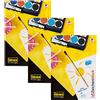Idena 10388 - Blocco da disegno, DIN A3, 10 fogli, 120 g/m², 3 pezzi