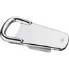 cilio Apribottiglie MULTIPLO | Metallo cromato | Apriscatole 3 in 1 per tappi a corona e tappo a vite | Chiusura per bottiglie di sughero | Inserto in gomma | Apribirra | Lunghezza 8,5 cm