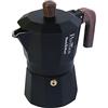 PINTINOX Caffettiera Moka Black&Wood 3 tazze