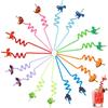 BINYI Cannucce Cocktail Plastica Riutilizzabili Cannuccia Riutilizzabile Bambini 16 Pezzi Reusable Straw Spesse Cannucce Carta Colorate Lunghe per Feste di Dinosauro Cannuccia Plastica (Dinosauro)