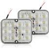 SPARKMOTO 2 luci a LED per retromarcia, 12/24 V, per rimorchi, roulotte, camion, trattore