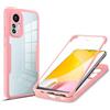 Cover Full Body 360° Per Xiaomi Mi 12 Lite 5G – Antiurto TPU Morbida + PC Rigido, Trasparente Con Protezione Schermo PET Inclusa