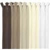 MARARDI [Pack 10 Cerniere Invisibili [Nude] Nylon [12 cm] Chiusure Lampo per Cucito e Artigianato per Stoffa Vestiti Borse per Cucire a Macchina Tessuto di Cotone con Chiusura in Metallo
