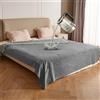 Catalonia Classy Coperta Impermeabile, Coperta per Divano Letto, Coperta coccolosa, Coperta Protettiva per Divano, Coperta in Pile per Divano Letto e Divano 152x127cm, Grigio