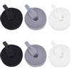 BENECREAT 6 corde di ricambio in fibra di 3 colori. Cordoncino di serraggio piatto di 138 x 1,8 cm Nero Bianco Grigio con Estremità di Cordino in Lega per Felpa con Cappuccio Pantaloni Tuta