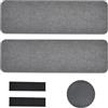 volumoon 2 Pezzi Vassoio in Pietra Assorbente per Lavello, Sottobicchieri Diatomite Assorbenti d'Acqua, Tappetino Assorbente Cucina, Vassoio da Bagno Assorbente, Vassoio per Spugne e Sapone