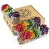 MUT22 3 Salvia Bianca con 7 Chakra Sacra per Bruciare, Erba di Purificazione e Armonia, Salvia Apiana 100% Naturale, Ideale per Pulizia Spirituale e Rituali Energetici