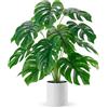 Der Rose Piante artificiali da interno grandi da 28 pollici, piante finte di Monstera in vaso da interno per la decorazione della casa, fattoria, camera da letto, soggiorno