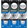 Veet For Men Crema Depilatoria Ascelle Uomo per Pelli Sensibili Rimuove Peli in 5 Minuti Formula Dermatologicamente Testata - 3 Flaconi da 100ml