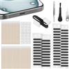 AXFEE 106 Pezzi Tappi Antipolvere, USB C, con Tamponi di Pulizia e Pinzetta