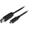 StarTech.com Cavo USB-C a USB-B, M/M, Cavo USB Tipo C da C a B per Stampante, USB 3.0 (5Gbps) da 2m (USB315CB2M)