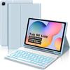 IVEOPPE Tastiera Samsung Galaxy Tab S6 Lite 2024, Cover Bluetooth Tastiera Italiano Retroilluminata Galaxy S6 Lite SM-/P613/P619/P610/P615 10.4 2022/2020, Blu cielo