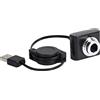 Yosoo Mini Fotocamera HD, Clip per Webcam su USB 2.0 con Cavo Retrattile, Supporta X P/SP1/7/2000/2003/Vista/Win10, Risoluzione 640 X 480