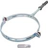 SKIR'CO (1 pz) Staffa per tubi da 150 mm, supporto per tubi per montaggio a parete e soffitto, morsetto per tubi