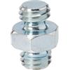Manfrotto 125 Assieme Adattatore Spigot 3/8, Nero