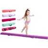 TINY TUMBLERS Trave Ginnastica Artistica per casa - 210/240/270/300 - Incredibile Attrezzatura per l'equilibrio per i Bambini a casa - Finta Pelle Scamosciata, Schiuma Eva ad Alta densità(Verde 210)