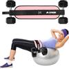 flintronic Cintura di Spinta con Imbottitura Extra per L'anca per Esercizi, Cintura per Spinta dell'anca Regolabile per Manubri Kettlebell Palestra Fitness Sollevamento Pesi (Rosa)