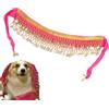 Generic Costume per cane medio, costumi per animali domestici per cani, sciarpa per la danza 'anca che scuote il cucciolo - Cintura avvolgente per la danza del ventre per cucciolo