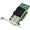 LevelOne GNC-0202 10 slot della scheda di rete PCIe della fibra di gigabit 2 x 10GbE SFP+