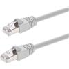 Monoprice Cavo patch Ethernet Cat6A - 25 piedi - Bianco | Cavo Internet di rete - RJ45, 550 Mhz, STP, filo di rame puro nudo, 10G, 26AWG