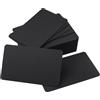GZQINGYONG 100 Pezzi Biglietti da Visita,54 x 88 mm Carte Bianche Kraft Paper Carte di Carta Nota Vuota Kraft,Cartoline Carta di Parole per DIY,Mini Appunti,Etichette per Bagagli e Bacheche-Nero