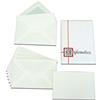 Blasetti BIGLIETTO CON BUSTA 10pz 7x11cm BLASETTI BRISTOL BIANCO