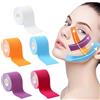 Hpbaggy Face Lifting Tape, 5 Pezzi Nastro Lifting Facciale, Patch Antirughe, Cerotti Antirughe Effetto Lifting, Tape Kinesiologico Professionale, per Rassodare la Pelle