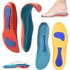 Vulevirtue 2 Coppie di Solette Ortopediche,Solette Supporto Arco Plantare Solette Sperone Del Tallone Solette Ortopediche Supporto per Arco Plantare Solette per Scarpe da Lavoro per Uomo e Donna