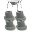 EDWERD Base di ricambio per vasca da bagno, sedile doccia e tappo angolare antiscivolo per tavolo disabili, diametro interno 1 pollice, 4 pezzi