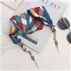 OMEVU Catene per Occhiali con Nastro di Seta Boho Occhiali da Sole in Acrilico Porta Cordino Maschera Cinghia da Appendere al Collo Occhiali Regalo per Ragazza