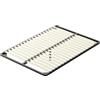 TEENO- Rete Letto Matrimoniale 140x190cm,Alto 29cm，Struttura Letto Matrimoniale Senza Piedi, Rete in Ferro Senza Piedi, 2 * 18 doghe con 1 gambe regolabili