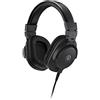 Yamaha HPH-MT5 Cuffie da Studio Over Ear - Cuffie Monitor Pieghevoli, con Cavo da 3 m e Jack Adattatore Stereo Standard da 6,3 mm - Nero