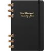 Moleskine Agenda Settimanale e Mensile Spirale 12 Mesi 2024, Agenda 2024, Formato Large 15x21, Copertina Rigida e Chiusura Elastica, Colore Nero