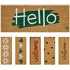 Olivo Tappeti OLIVO.shop | ENTRY 10 Zerbino ingresso in cocco naturale, Zerbino per scale, Tappeto ingresso casa simpatico 27x70 cm, vari disegni. (Hello Green)
