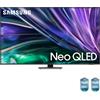 Samsung TV Neo QLED 4K 65 QE65QN85DBTXZT Smart TV Wi-Fi Carbon Silver 2024, Processore NQ4 AI GARANZIA ITALIA
