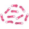 cyclingcolors 10x Cursore Cerniera Ricambio Kit di Riparazione per Cerniera Testa N°3 Cursori per Vestiti Borse Giacche Borse Valigie Jeans, rosa medio