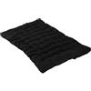 MEUBLE COSY Futon Portatile Pieghevole a 2 posti, Materasso 135 x 190 x 10 cm, Nero