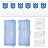 Kaiyaner Sacchetti Aspirapolvere per Miele GN 3D Complete C3 C2 C1 Classic C1 Sostituzione del Sacchetto per Aspirapolvere Miele Serie S2000, S5000 e S8000 con 6 Filtri Accessori 9917730 (Filtri+Sacchetti)