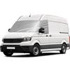 Soekodu Copertura di protezione per parabrezza di ricambio per VW Grand California 2018-2023, copertura per paraurti anteriore, protezione solare contro la neve gelo polvere sole, argento
