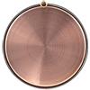 Baldassare Agnelli Pentole Agnelli Linea Rame Tortiera per Farinata Martellata con Orlo, Marrone, 36 cm
