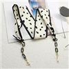 OMEVU Catene per Occhiali con Nastro di Seta Boho Occhiali da Sole in Acrilico Porta Cordino Maschera Cinghia da Appendere al Collo Occhiali Regalo per Ragazza