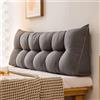 Generic 004,80cm, Cuscino A Cuneo per Testiera per Letto Singolo/Matrimoniale/Queen/King Size, Cuscino da Lettura Grande per Schienale da Comodino per Sedersi A Letto