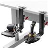 wuutyty 2 Pack Desk Mount Hotas Mount Joystick Mount Compatible With Logitech X52/X52 Pro/X56/X56 Rhino Hotas, Thrustmaster T. Flight Hotas/A-10C Warthog/T.16000M FCS/TCA Airbus Joystick/Winwing Orion