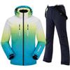Generico Uomo Tuta Corta Uomo Set di giacche e pantaloni da sci da uomo, tuta da neve isolata antivento, cappotto da neve invernale caldo per snowboard Completo Portiere Calcio (Grey, M)