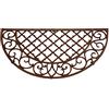Esschert Lh46 - Zerbino semicircolare in ghisa, 35 x 68 x 2 cm, colore: Marrone