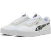PUMA Carina 3.0 Snake Chic, Scarpe da Ginnastica Donna, White-Vapor Gray Aged Silver, 42 EU