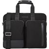 Tommy Hilfiger Uomo Borsa Laptop Business Nylon con Tasche Esterne, Nero (Black), Taglia Unica