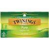 Twinings, Pure Green Tea, Pregiato Tè Verde Orientale, Delicato e Rinfrescante, con Caffeina, Infusi e Tisane, Confezione da 25 Filtri