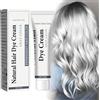 ZTIOMUK Crema Colorante Naturale per Capelli Grigio Chiaro Argento, Crema Colorante Temporanea per Capelli, Hair Color Cream Light Gray Silver
